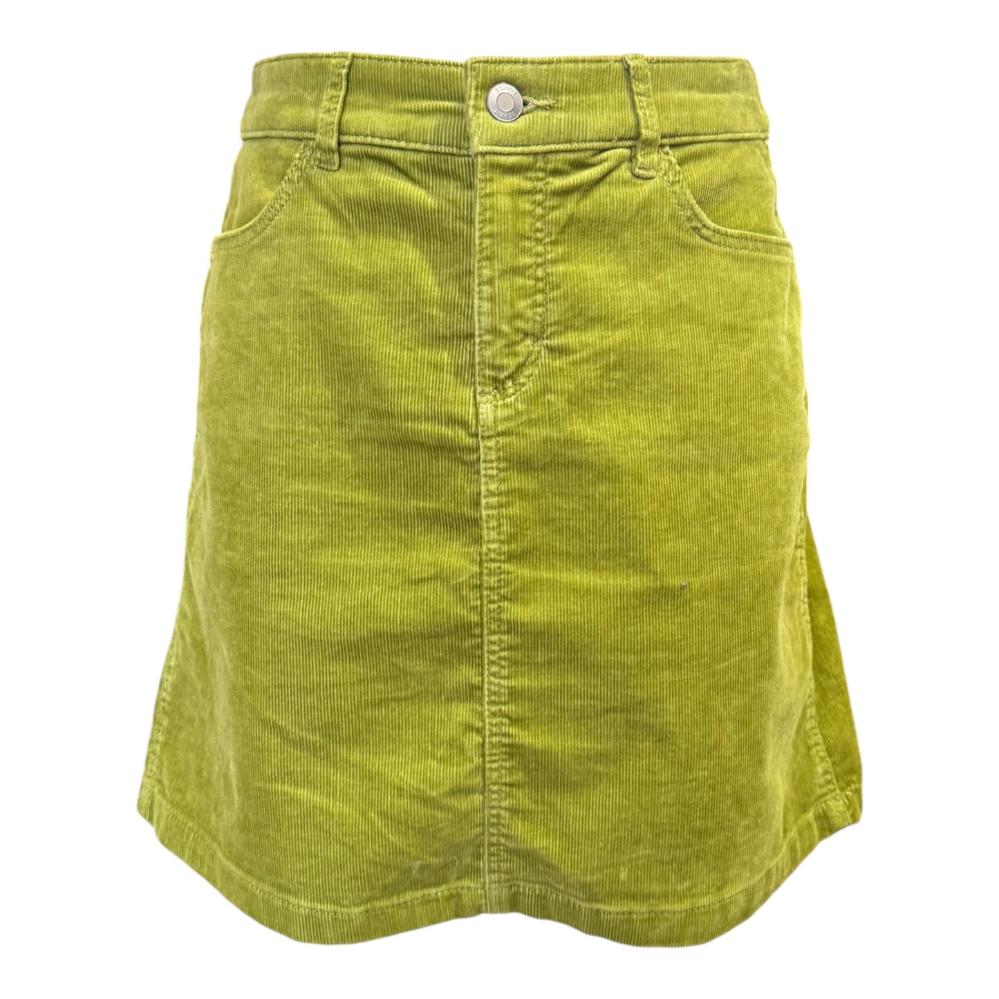 Espirit Green Cord Mini Skirt - 12