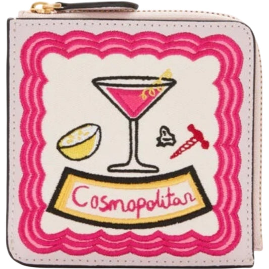Lulu Guinness Blush Pink Cosmopolitan Coin Purse
