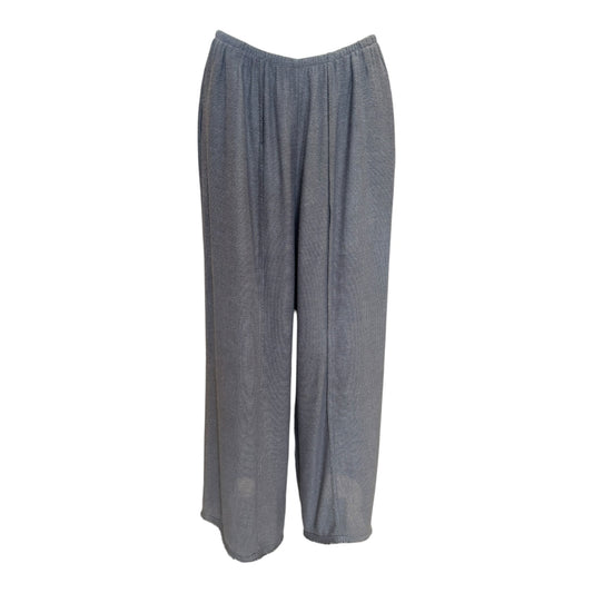 Ozai N Ku Grey Cotton Blend Baggy Trousers - 14/16
