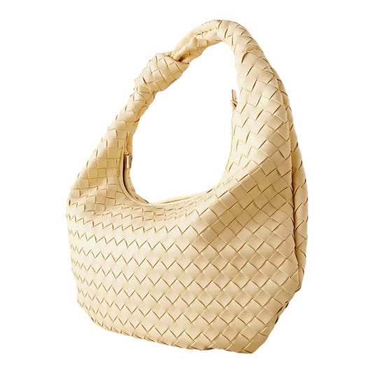Anthropologie Melie Bianco Oversized Brigitte Bag Lemon
