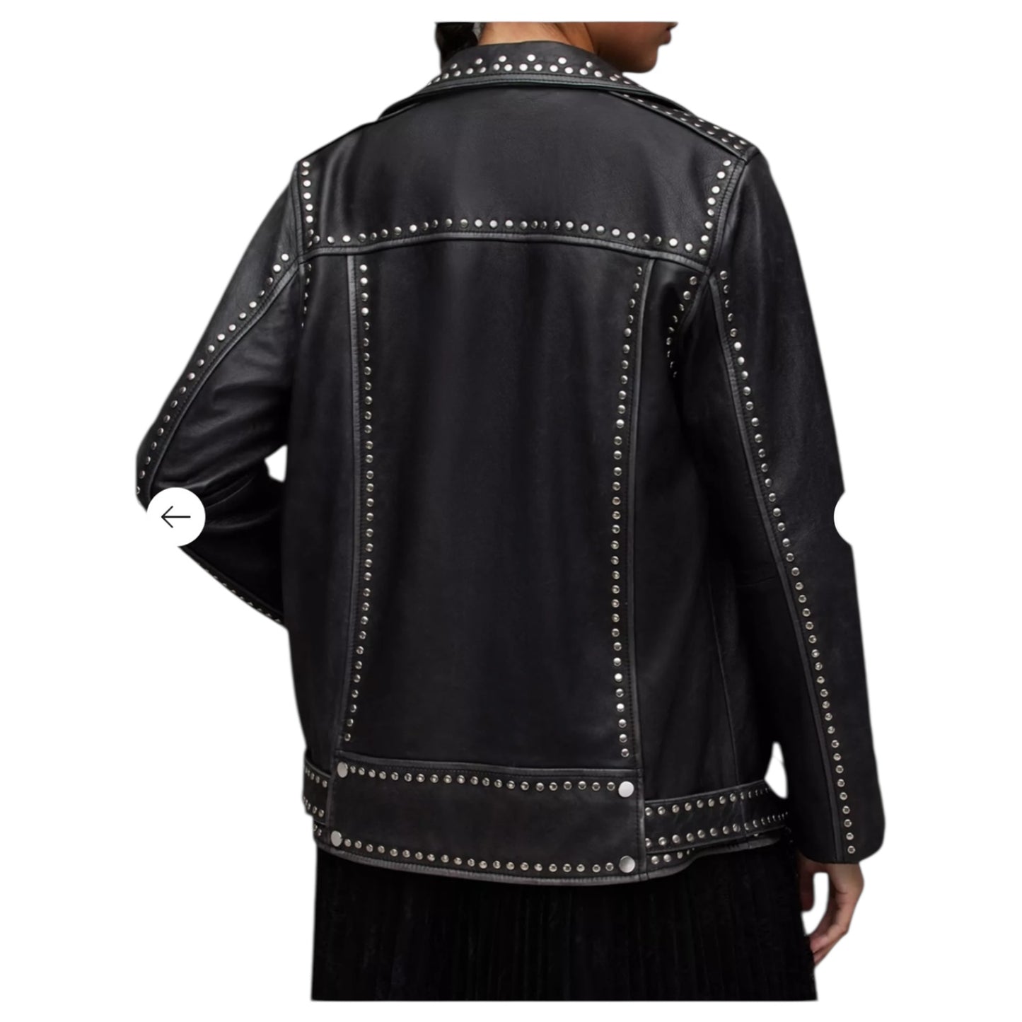 All Saints Billie Studded Biker Jacket - 10/12