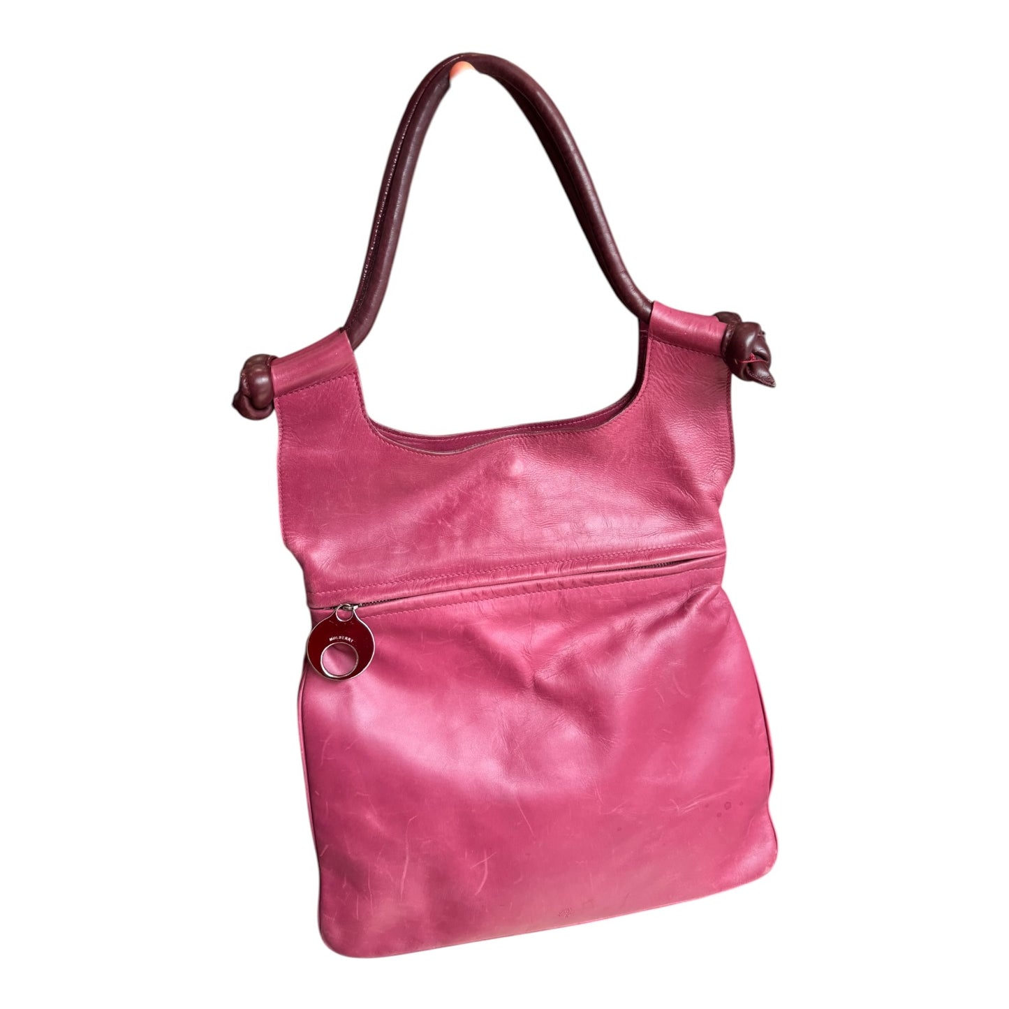 Mulberry Dark Pink Saddle Bag