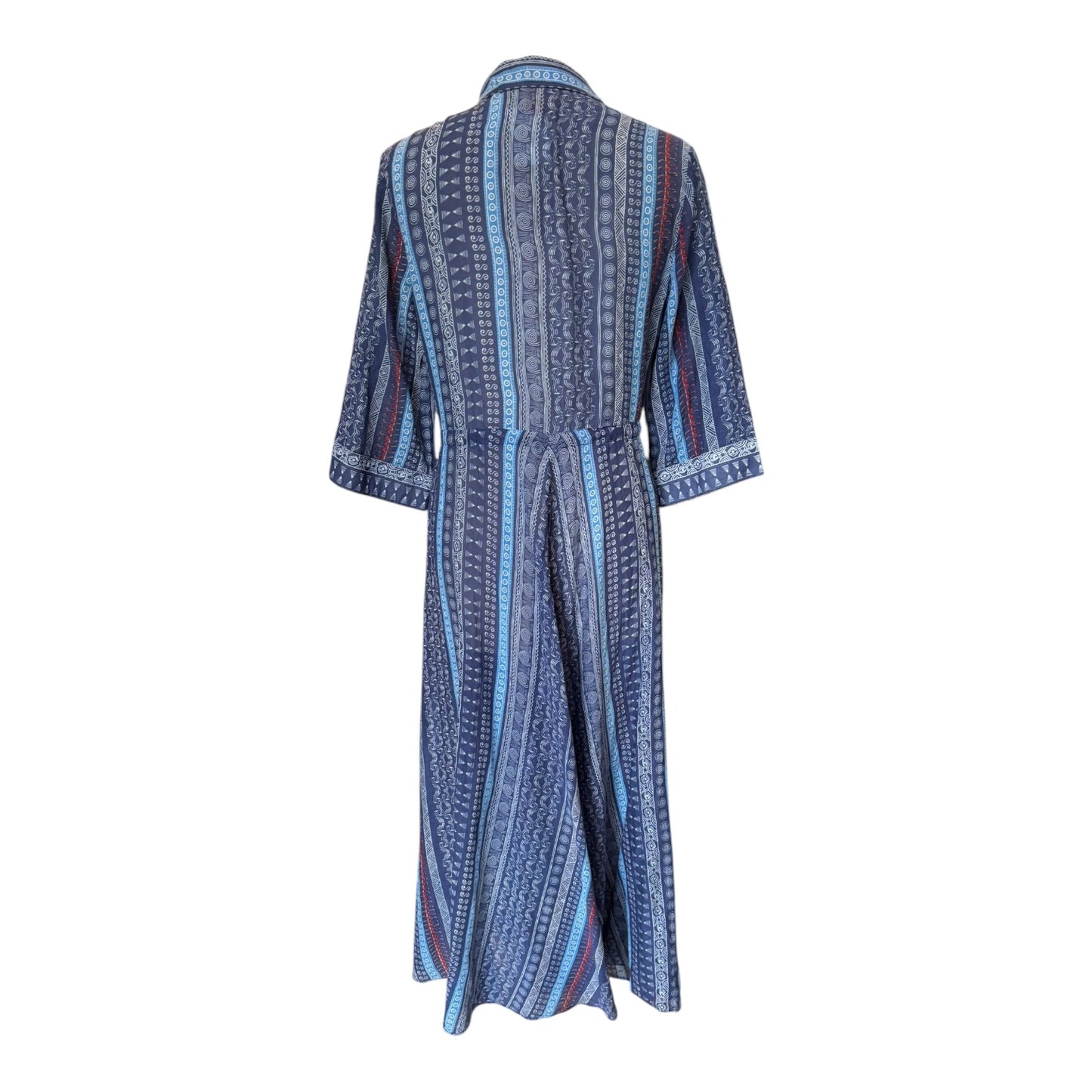Le Sirenuse Blue Shirt Dress - 10