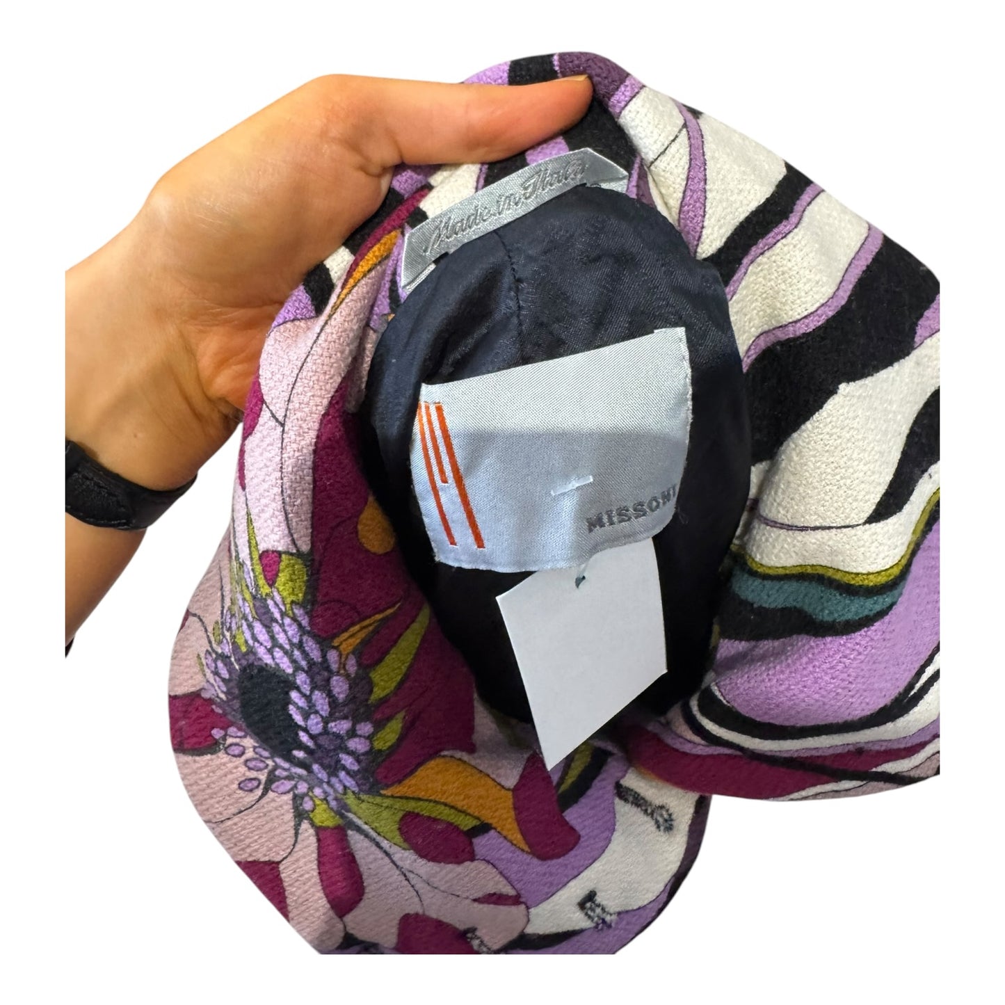 Missoni Purple Patterned Coat - 12