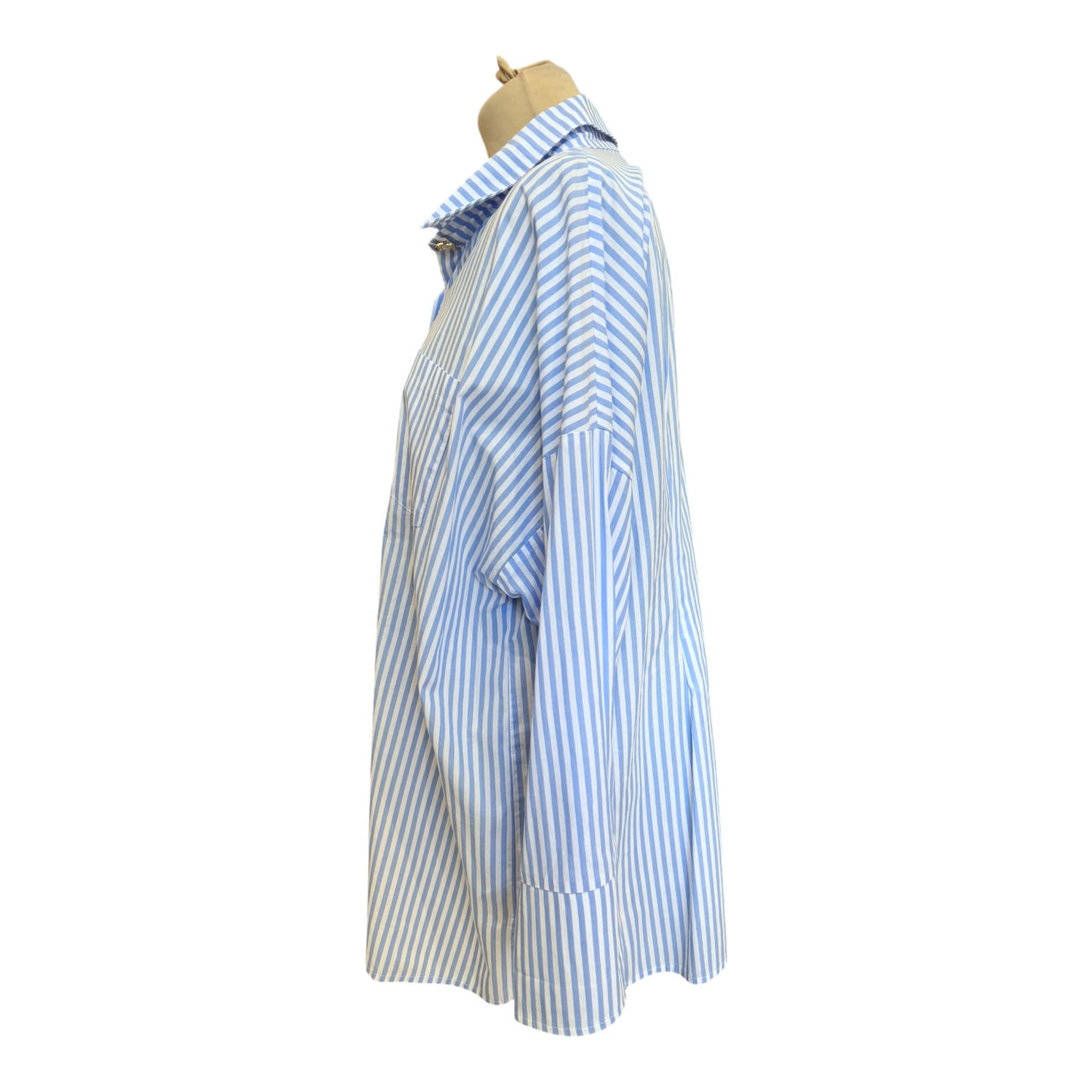 Leo & Ugo Blue Striped Othilie Shirt - 18