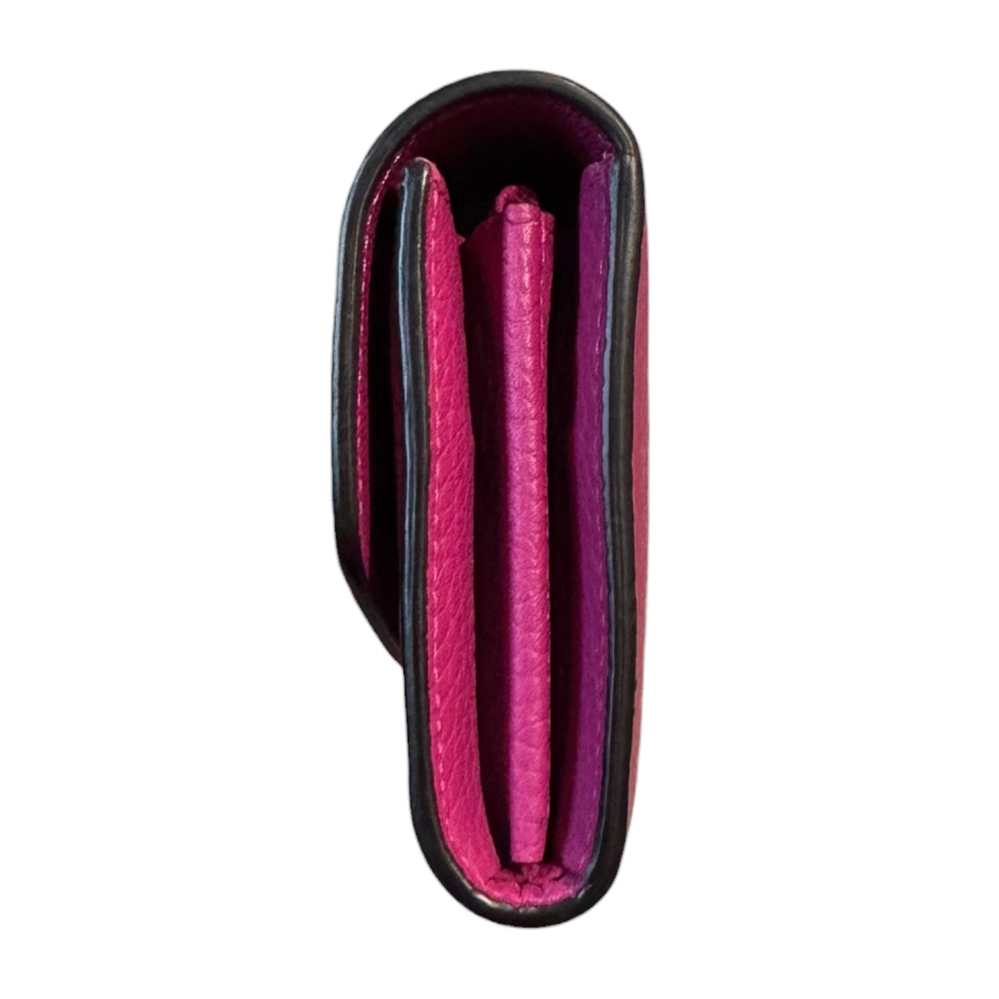 Mulberry Darley Long Wallet Purse in Deep Pink Cross Grain