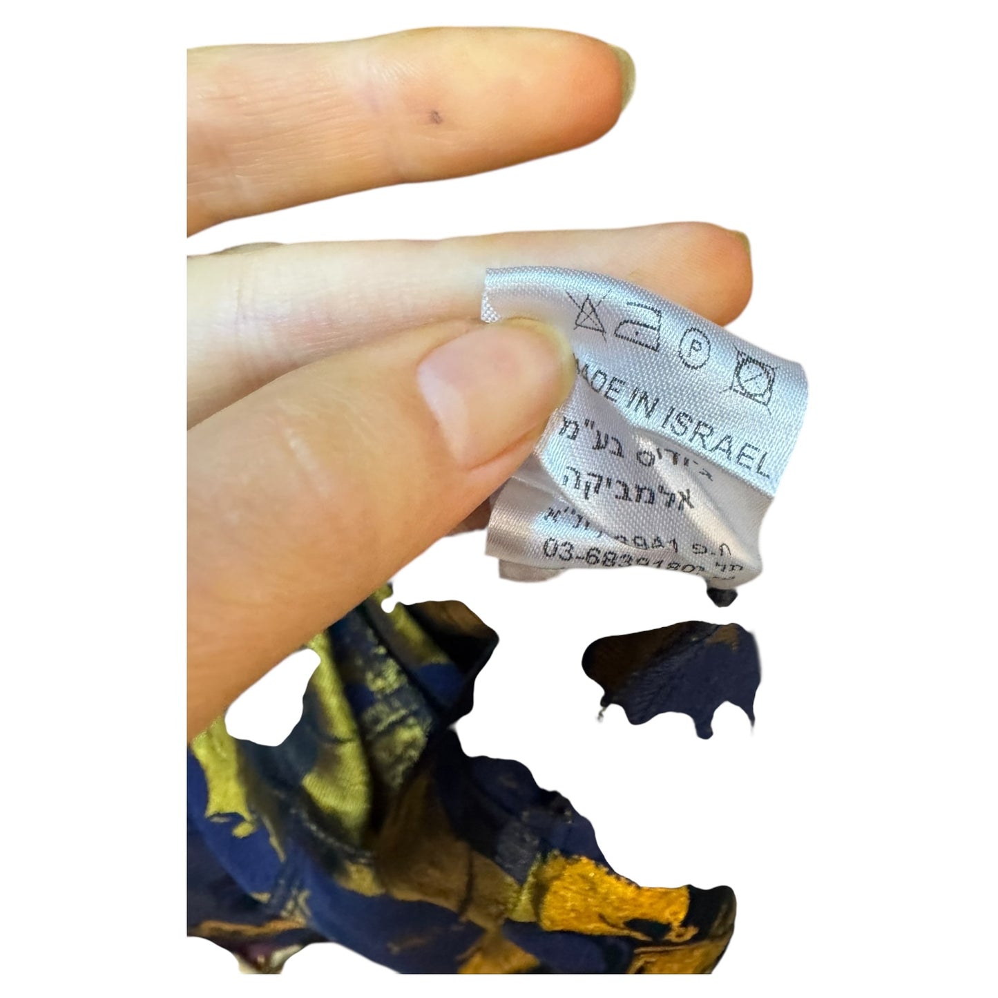 Alembika Exquisite Black Blue & Gold Flower Print Coat - One Size