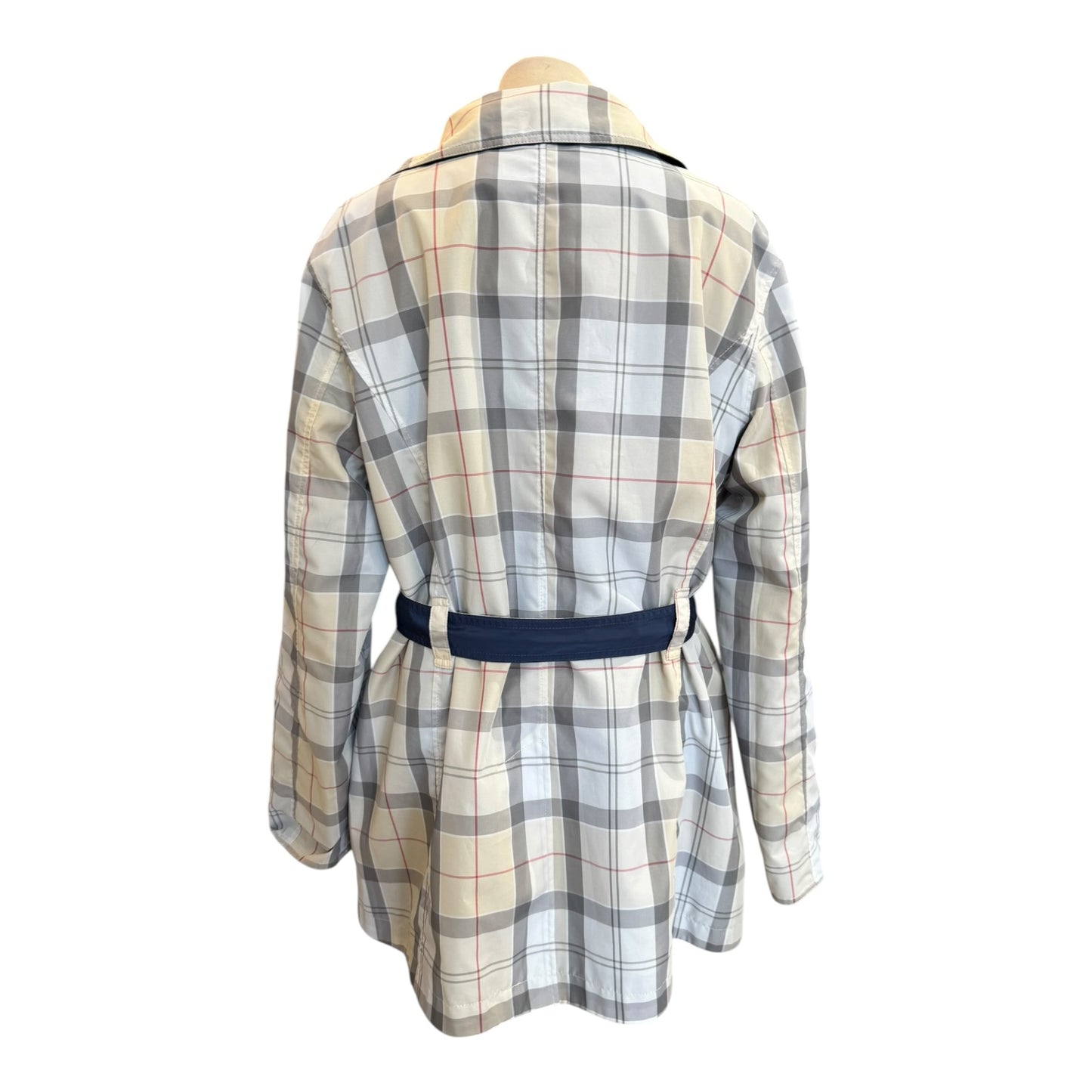 Barbour Navy and Check Reversible Coat - 18