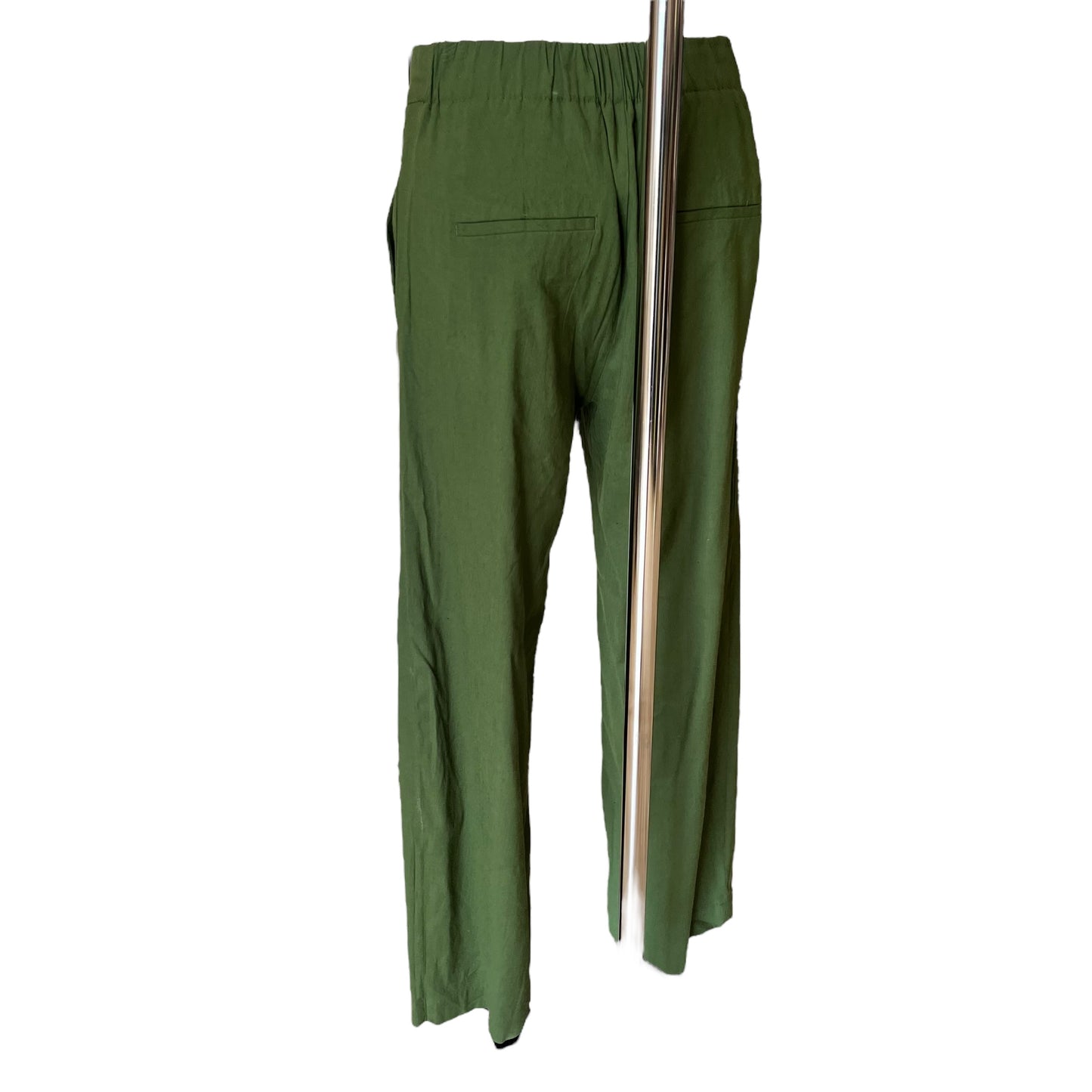 Vince Green Linen Trousers - 10 - NEW