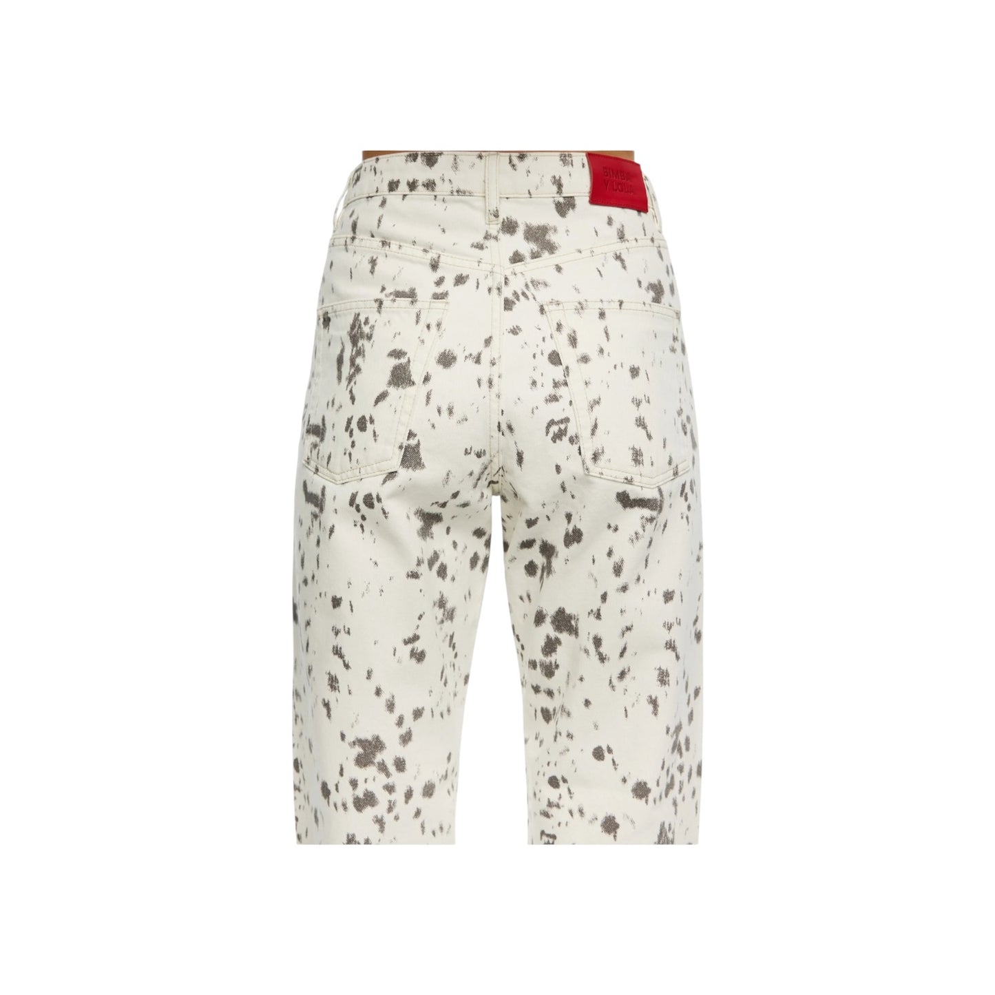 Bimba Y Lola Spotted Straight Leg Jeans - 12 - NEW