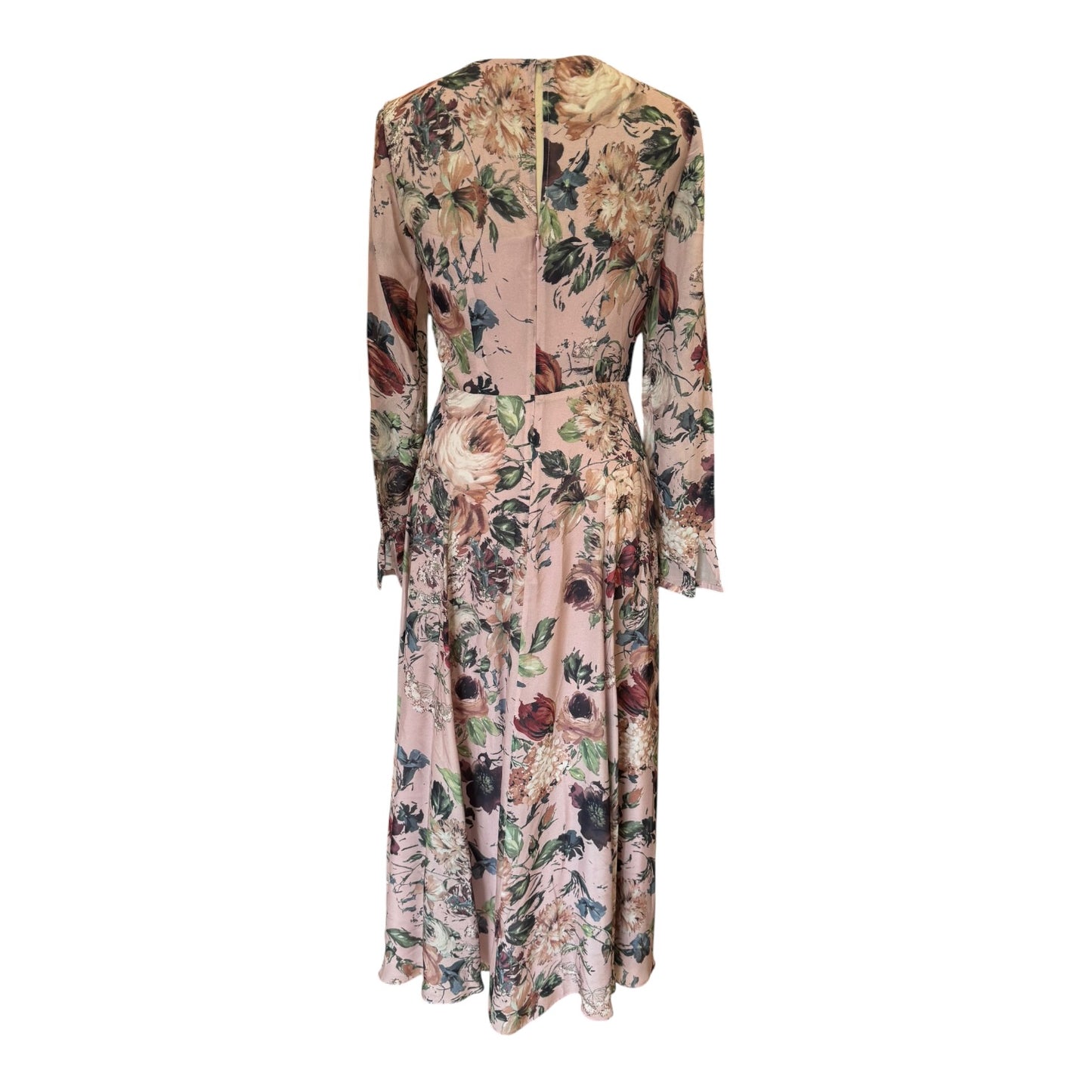 Hobbs Rosabelle Pink Silk Dress - 8