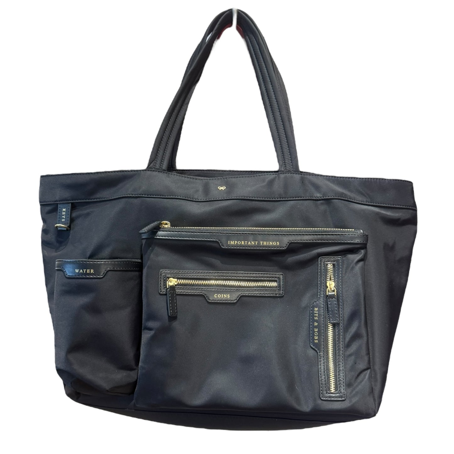 Anya Hindmarch Black E/W Multi Pocket Tote