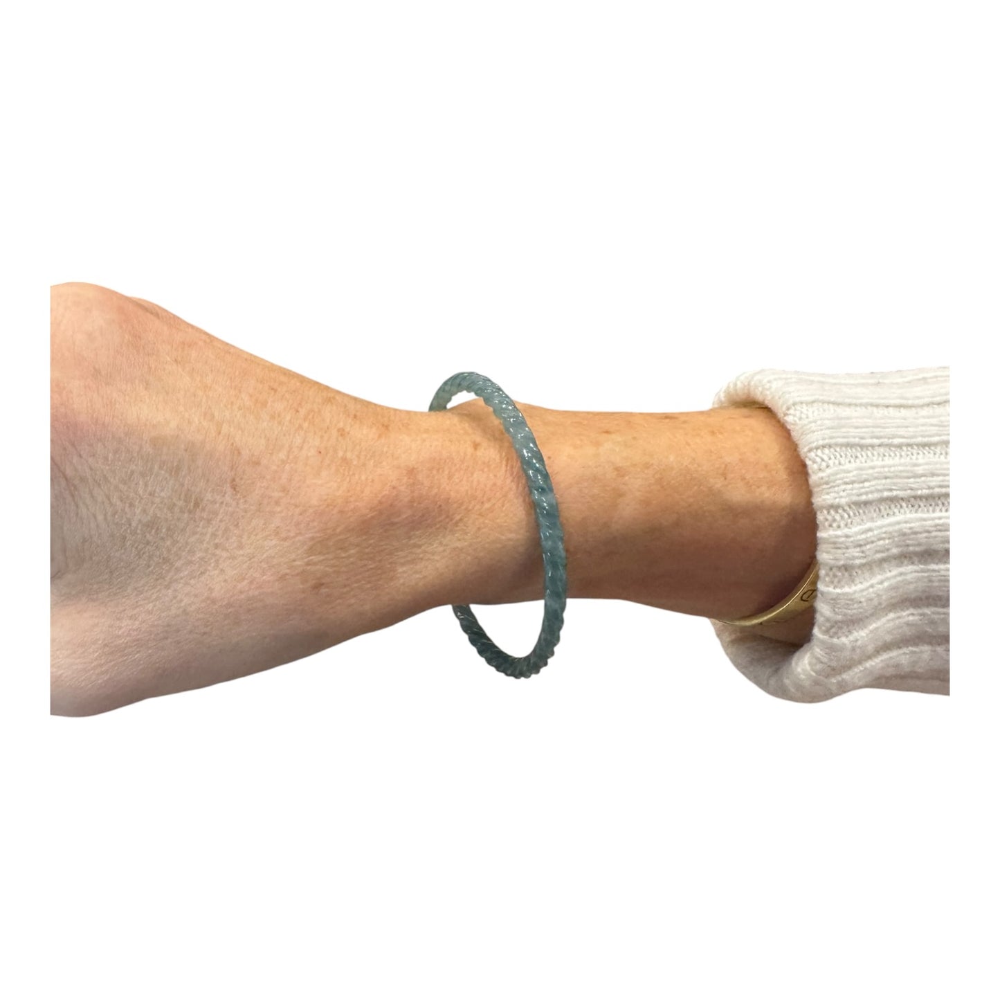 Blue Water Jade Bracelet