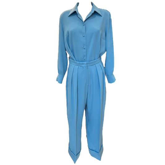 Sara Bataga Blue Two Piece - 12/14