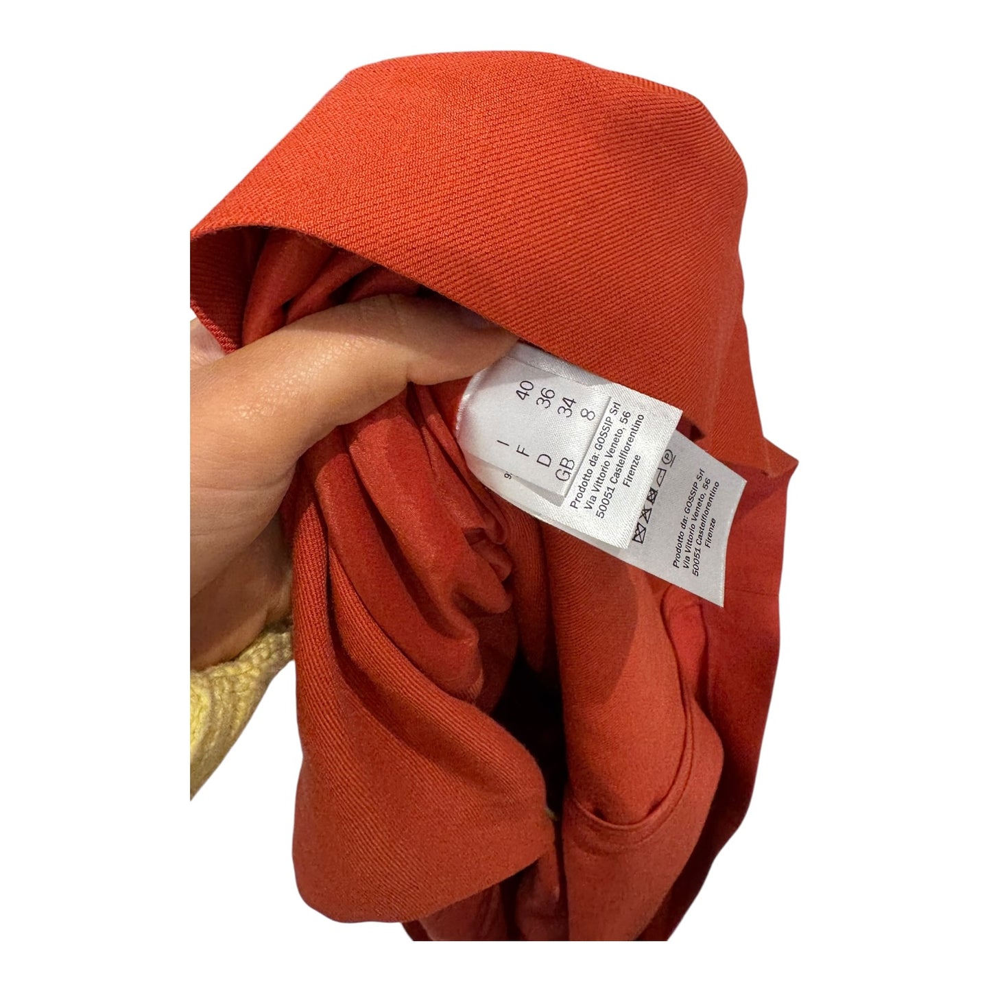Antonelli Firenze Orange Double Breasted Blazer - 8/10
