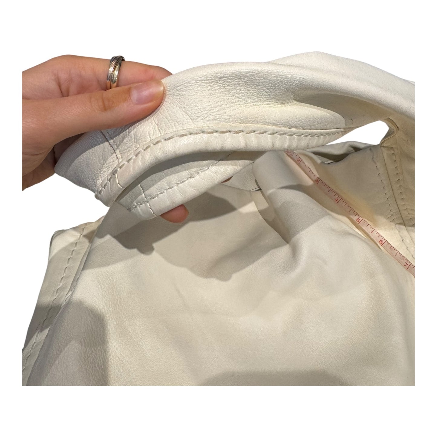 Jimmy Choo Cream Hobo Bag