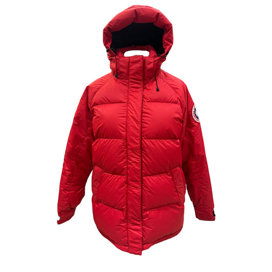 Canada Goose Red Puffer Coat