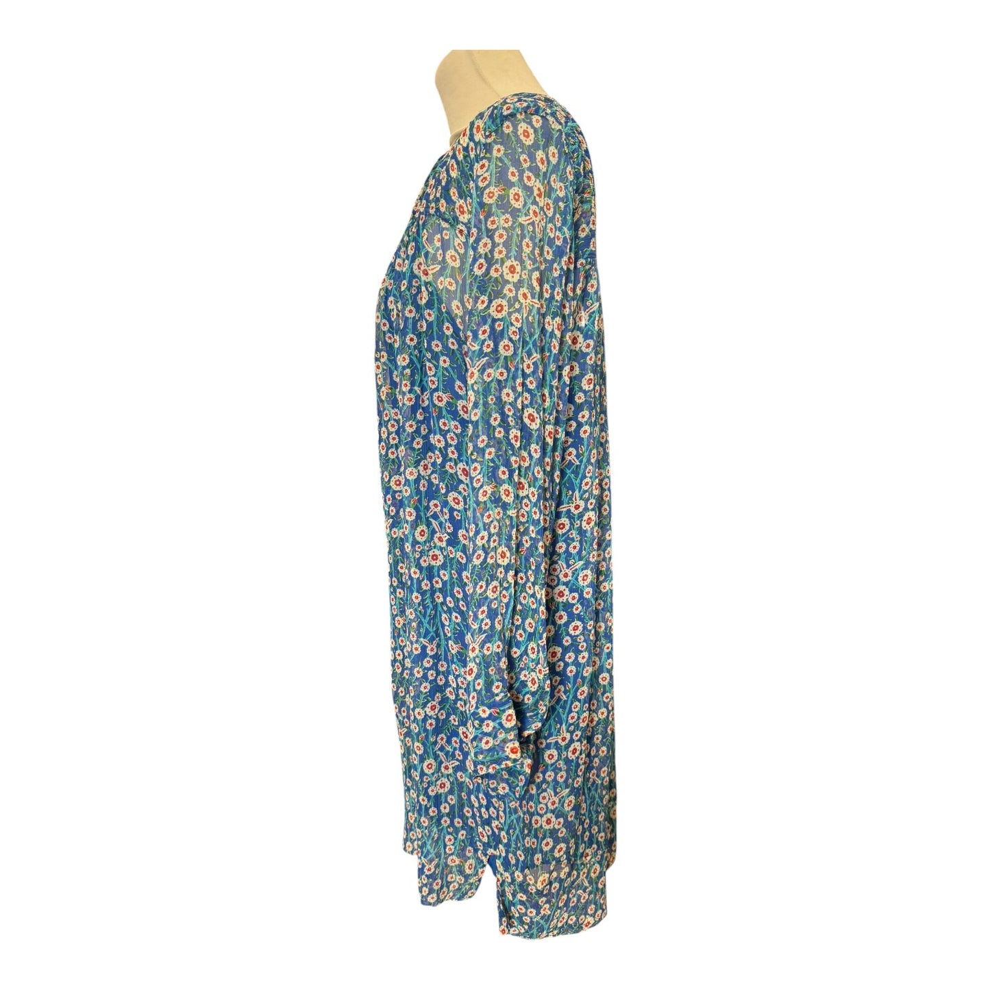 Isabel Marant Sheer Silk Floral Tunic Dress - 10/12