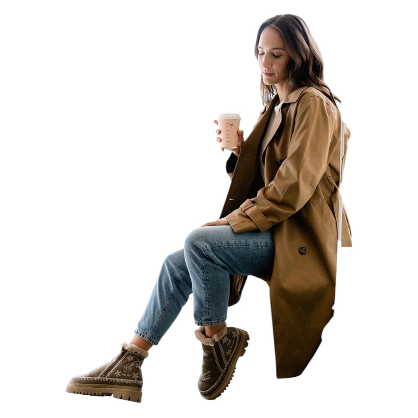 Setsu 3.0. Paisley Ankle Boot Leather Wheat - 39/6