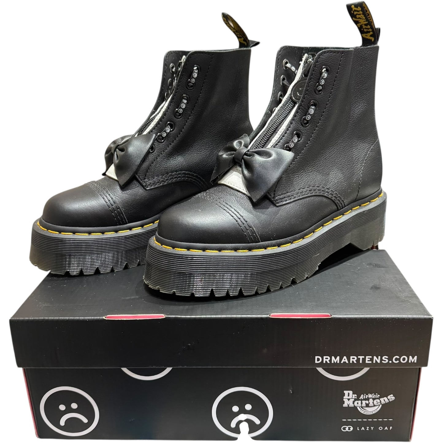 Dr Martens Black Sinclair Lazy Oaf Boots - 38 / 5 - NEW