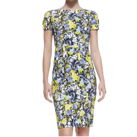 Erdem Lilac and Yellow Floral Dress  - 16