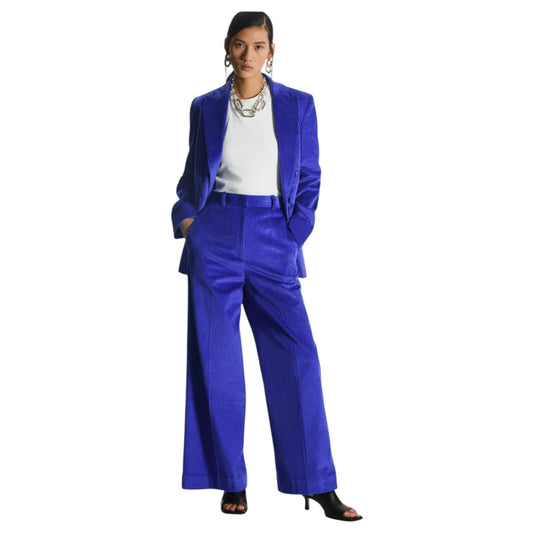 COS Blue Corduroy Trouser Suit - 6
