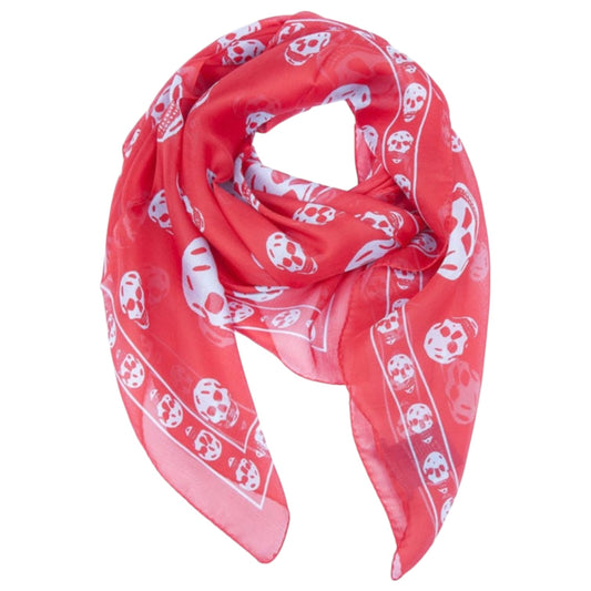 Alexander McQueen Coral Silk Scarf
