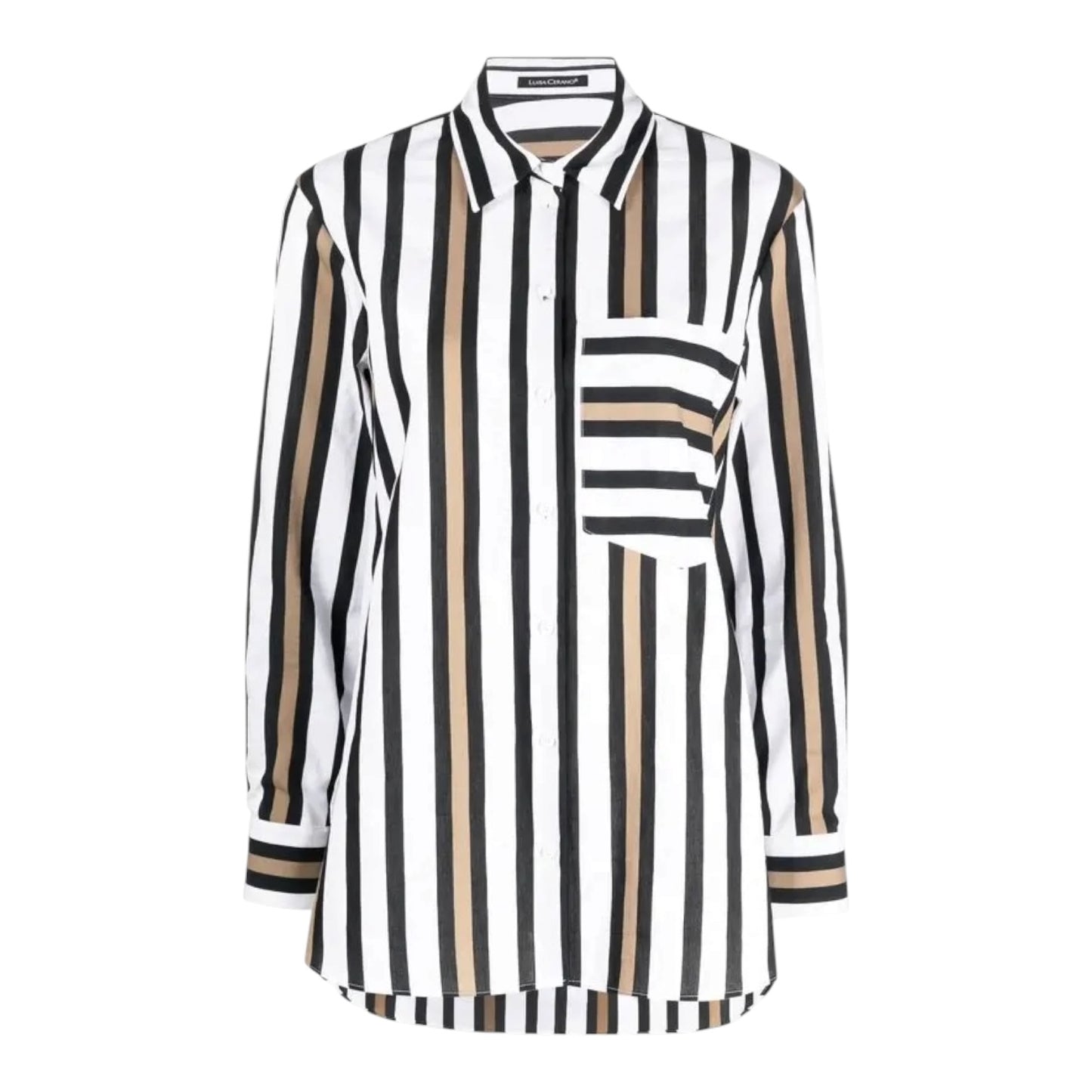 Luisa Cerano Stripe Shirt - 12/14 - NEW