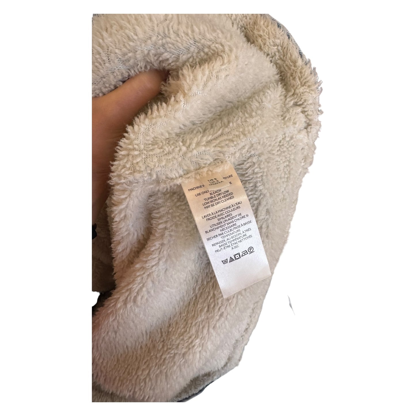 We The Free Twisted Heart Cozy Denim Jacket - 10/12 - NEW