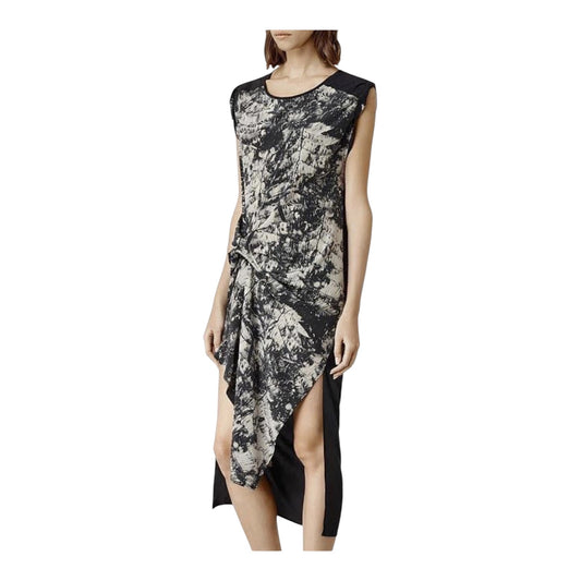 All Saints Riviera Shade Silk Dress - 10