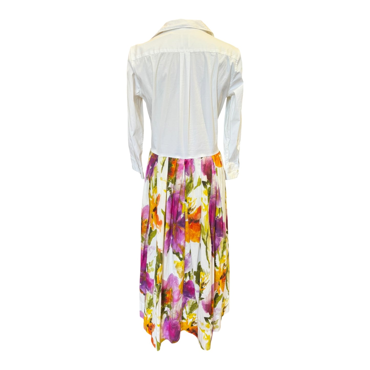 Sara Roka Floral Shirt Dress - 12