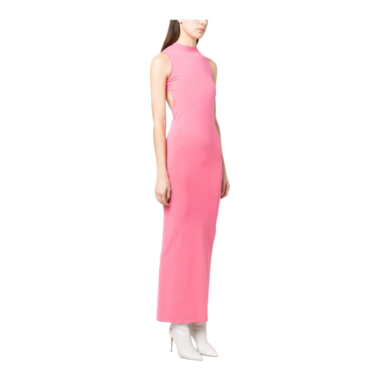 Sport Max Pink Open Back Dress - 10