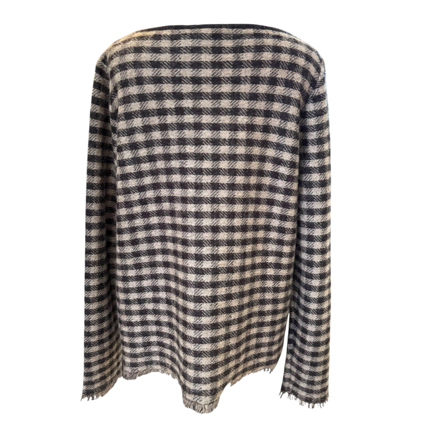 Weekend Max Mara Black Check Jumper - 12