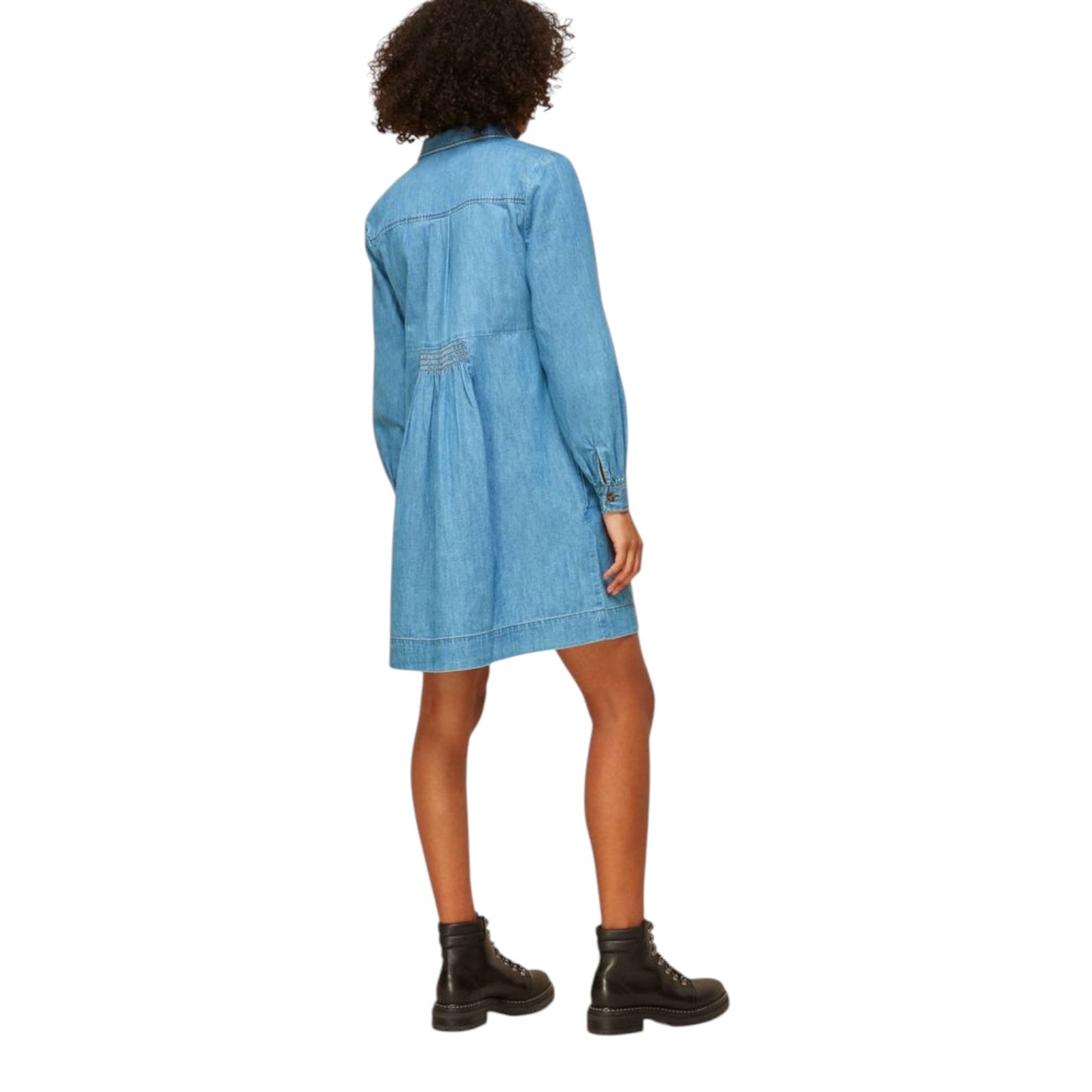 Whistles Denim Chambray Dress - 16 - NEW