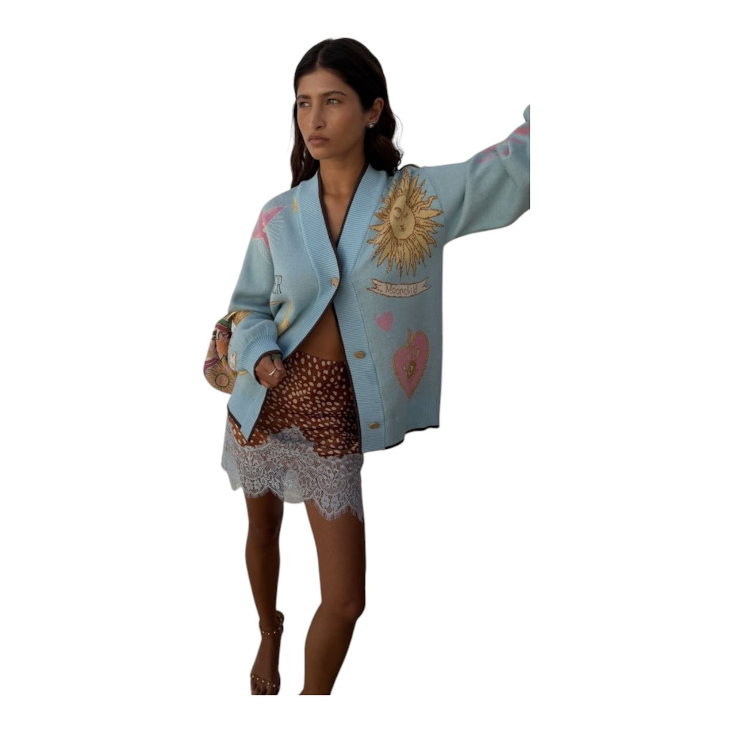 Never Fully Dressed Blue Blue Mystical Cardigan - 8/10