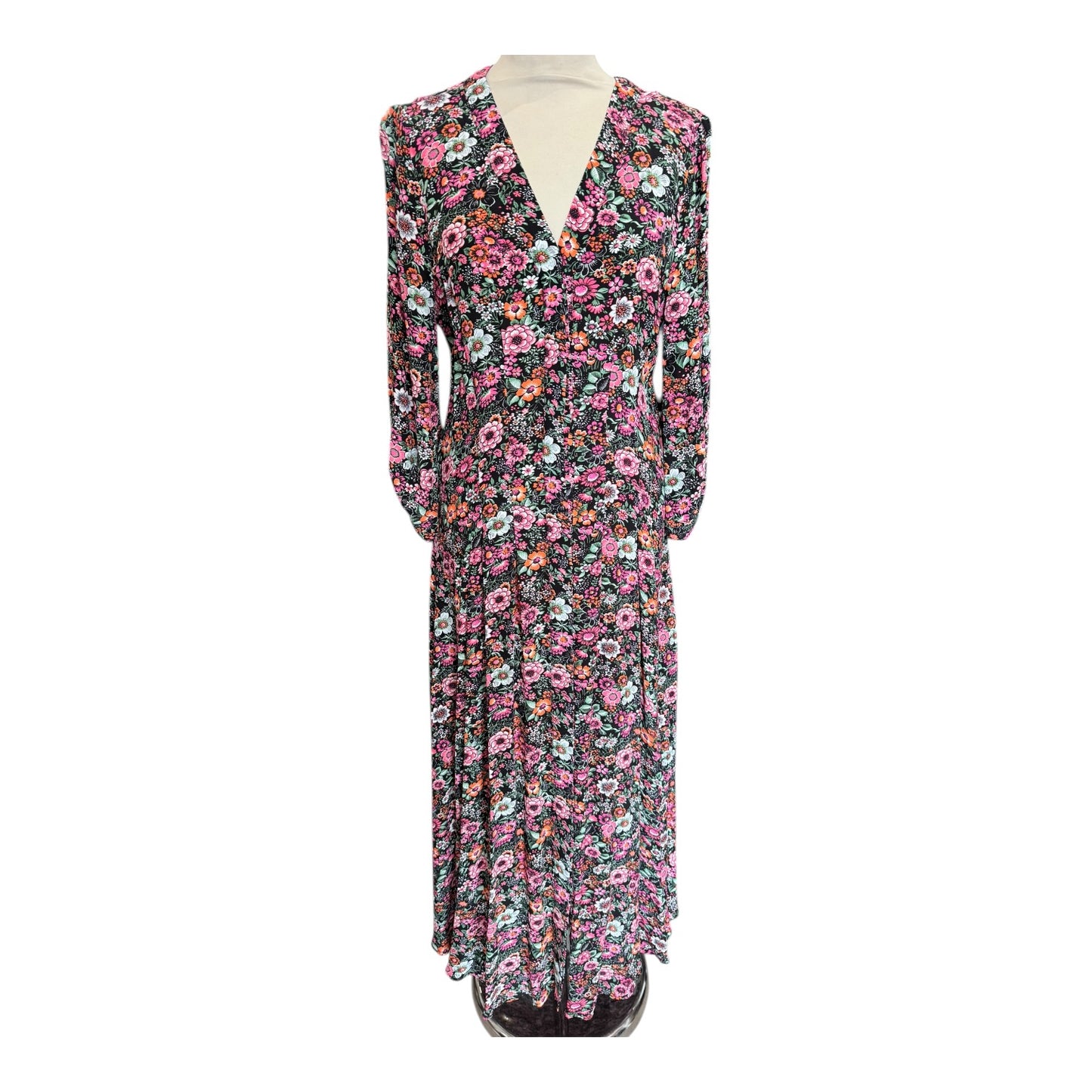 Ghost Fleur Wildflowers Print Maxi Dress - 10