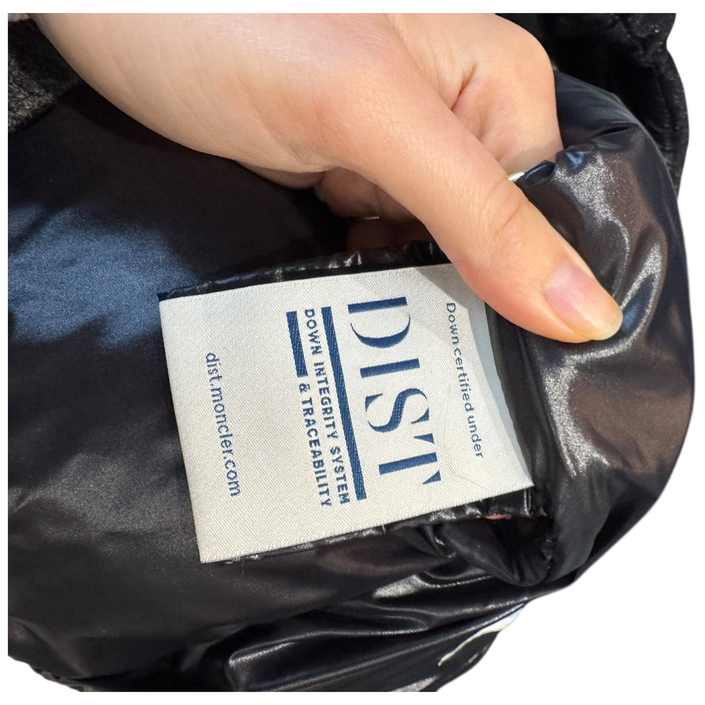 Moncler Bandama Black Glitter Puffer Jacket - 8