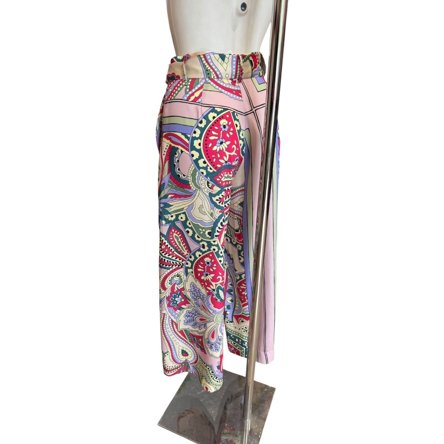 Liu Jo Printed Wide Leg Trousers - 6/8