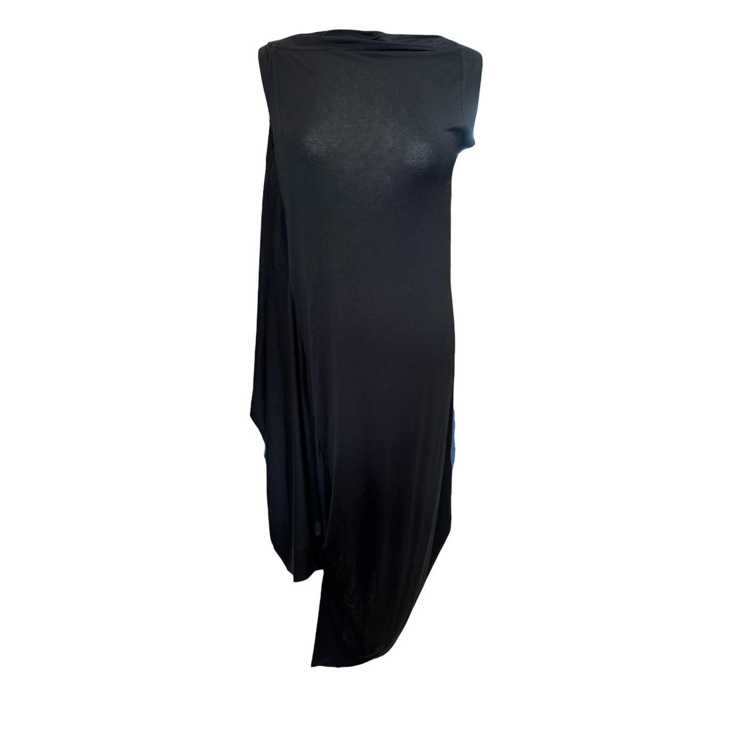 Vivienne Westwood Black Asymmetric Midi Dress - 10