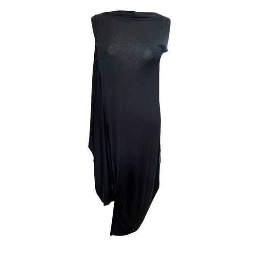 Vivienne Westwood Black Asymmetric Midi Dress - 10