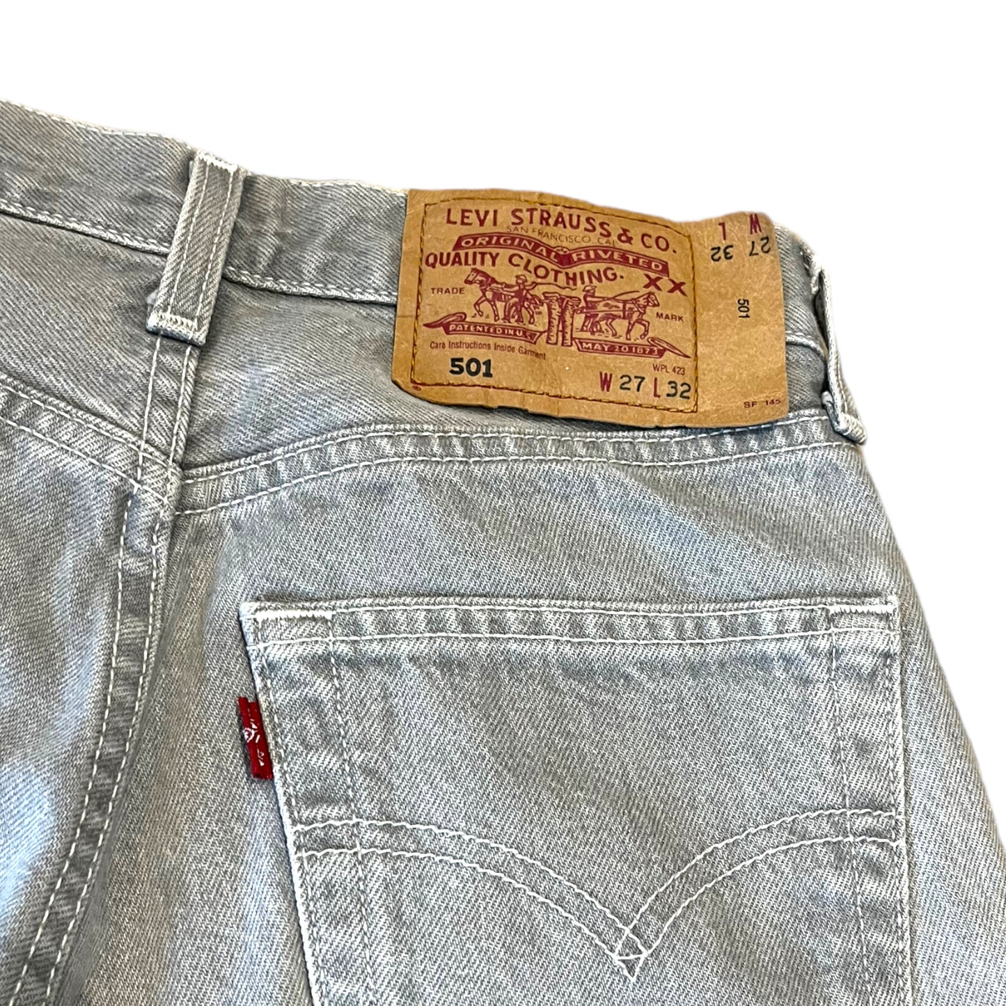 Levi's Grey 501 Jeans