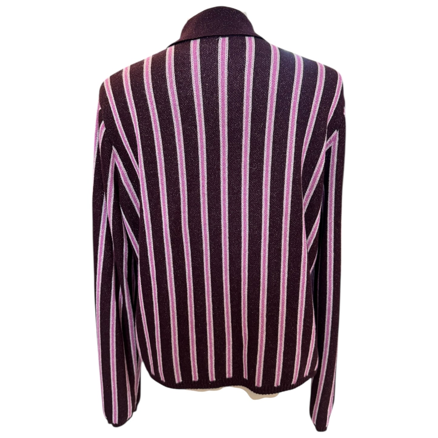 Baum und Pferdgarten Burgundy and Pink Sparkly Cardigan - 12 - NEW