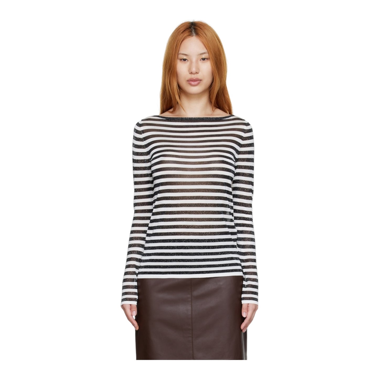 Max Mara Black & White Talco Sweater - 12