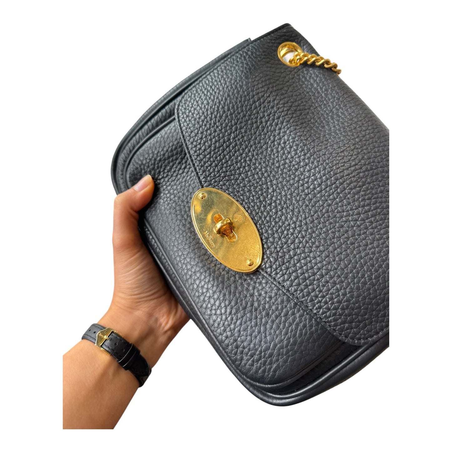 Mulberry Darley Bag with Gold Chain