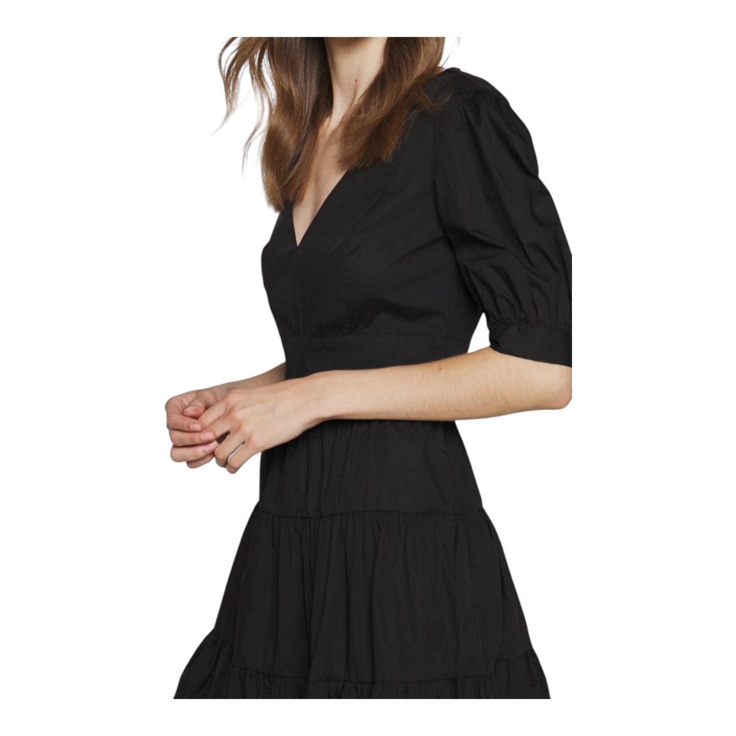 Michael Kors Black Puff Sleeve Mini Dress - 6/8