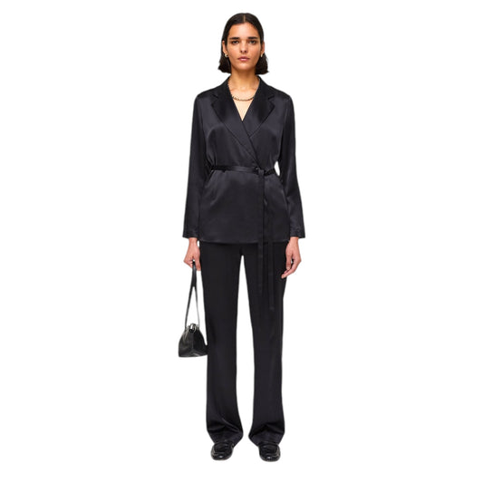 Joseph Black Silk Trouser Suit - 10