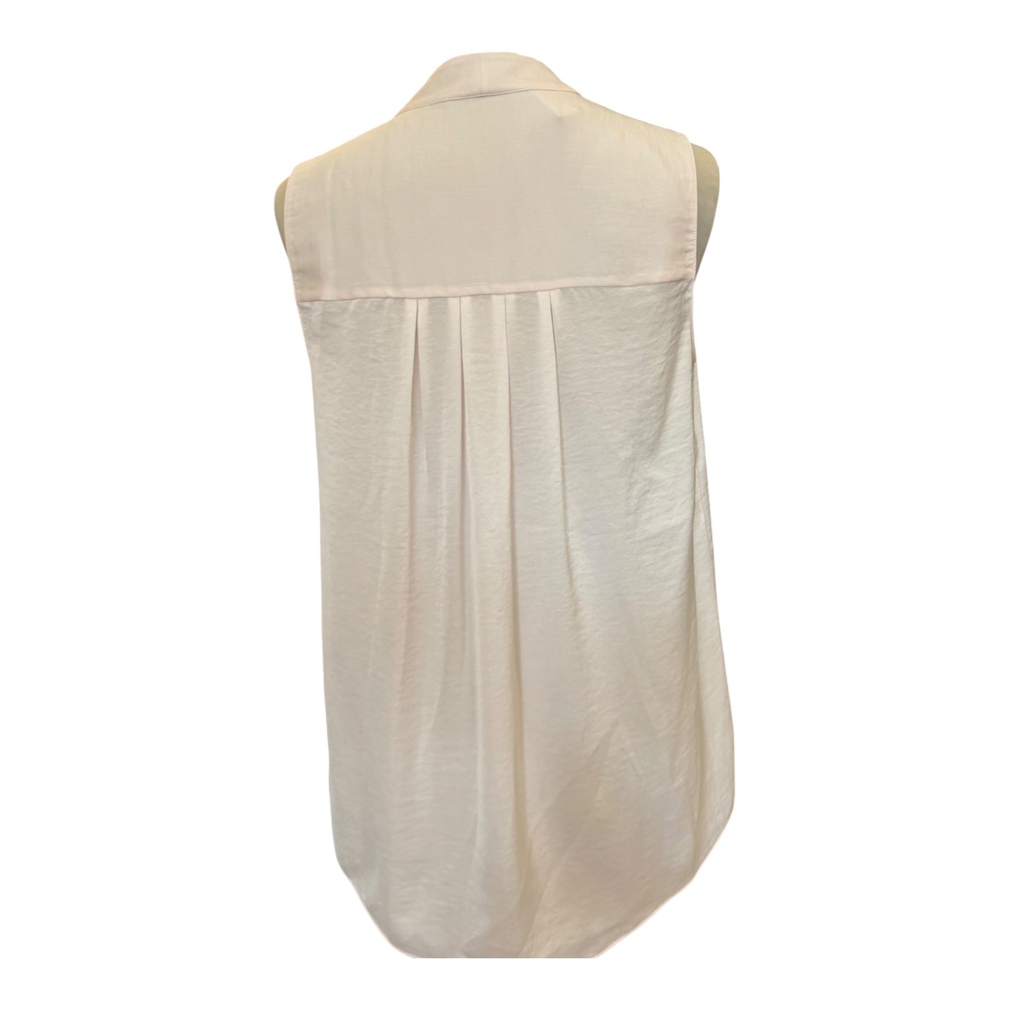 White Label Pink Sleeveless Satin Top - 8 - NEW