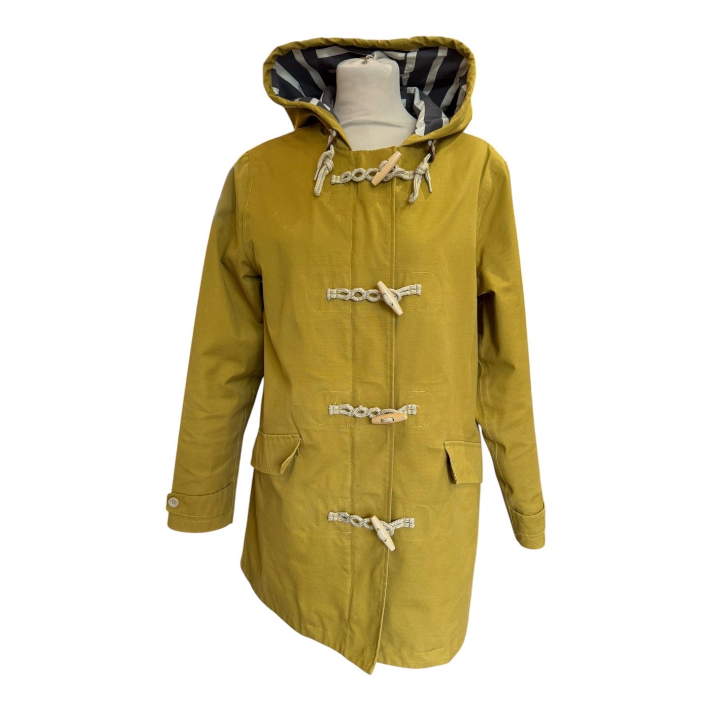 Seasalt Olive / Mustard Rain Jacket - 14