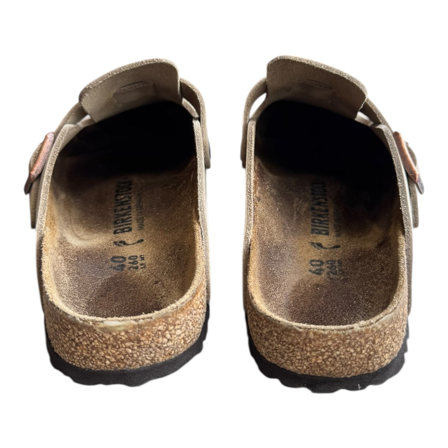 Birkenstock Tobacco Brown Boston Clogs - 40/7