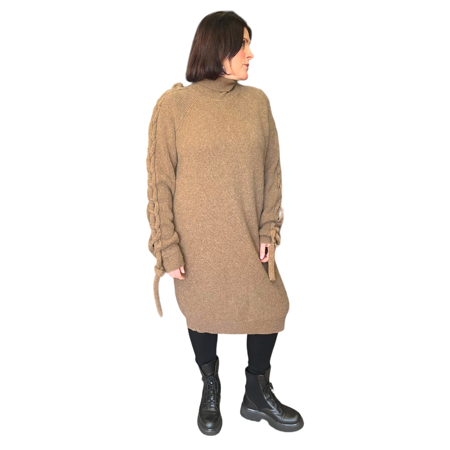 JW Anderson Khaki Knit Jumper Dress